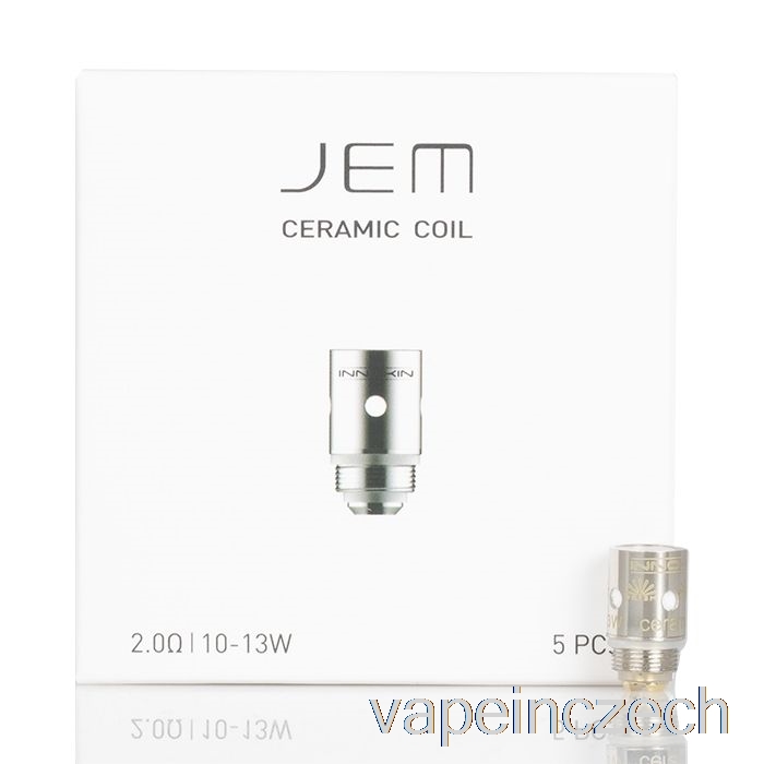 Náhradní Cívky Innokin Jem/goby 2,0ohm Jem Keramická Cívka Vape Bez Nikotinu